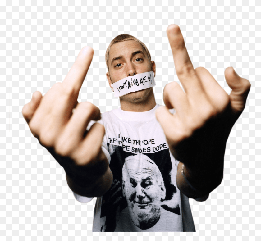 985x905 Eminem Quality Slim Shady, Finger, Person, Human HD PNG Download