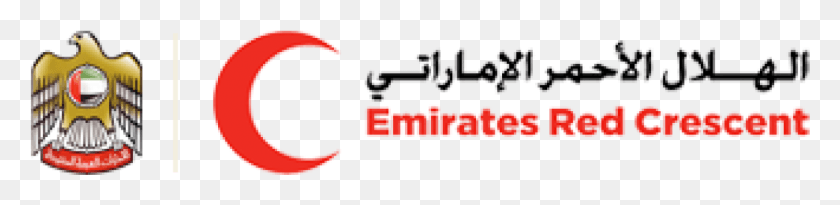 1373x256 Emirates Red Crescent Logo, Weapon, Weaponry, Key HD PNG Download