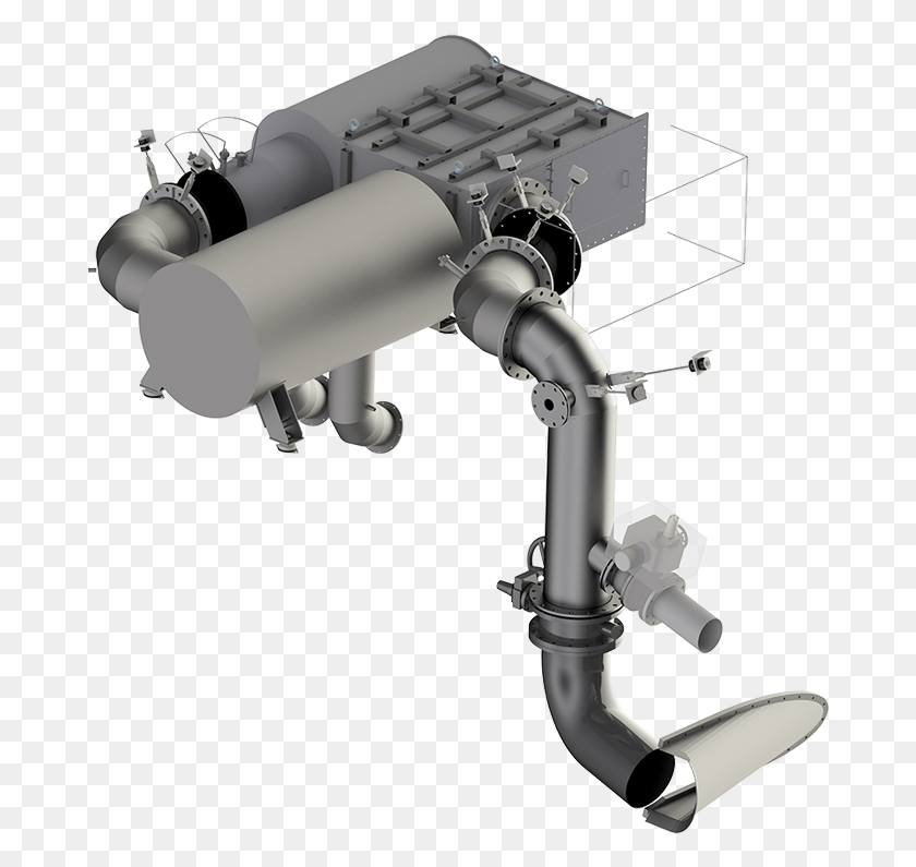 681x735 Emission Technology By Marquip Exclusive Yacht Exhaust Telescope, Sink Faucet, Shower Faucet, Machine HD PNG Download