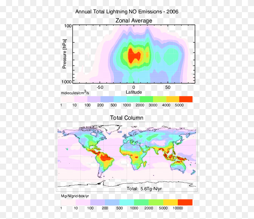 471x663 Emissions Of No From Lightning For Map, Plot, Diagram, Text HD PNG Download