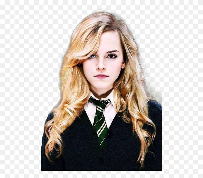 500x676 Emma Watson Clipart Hermione Slytherin, Tie, Accessories, Accessory HD PNG Download