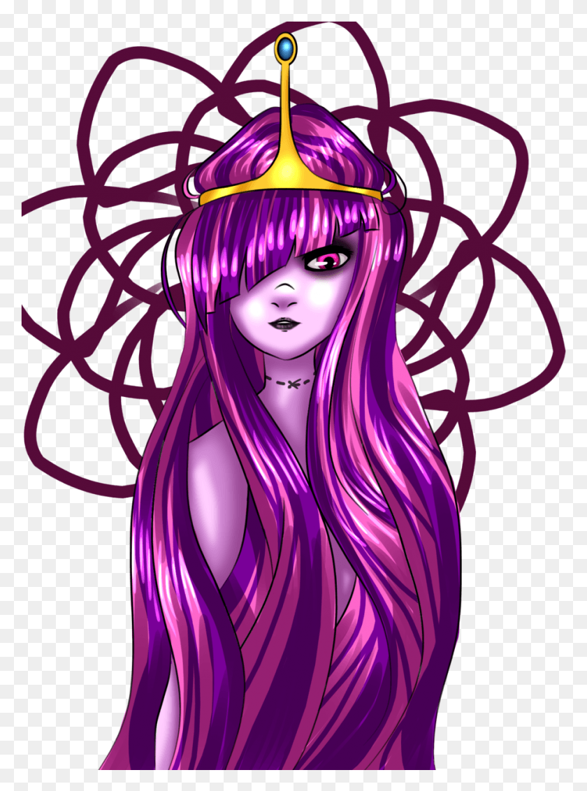 932x1281 Emo Princess Bubblegum, Purple, Graphics Descargar Hd Png