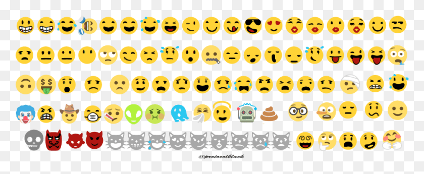 933x341 Emoji 1 Smiley, Rug, Halloween, Pac Man HD PNG Download