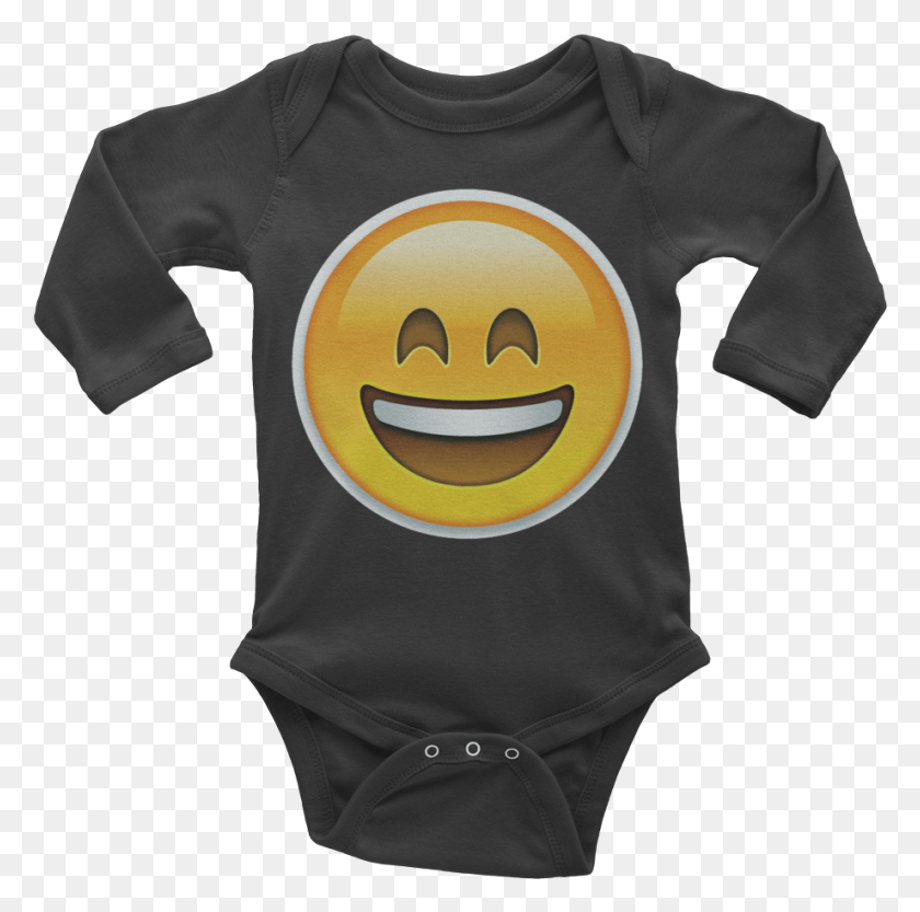 920x912 Emoji Baby Long Sleeve One Piece, Clothing, Apparel, T-shirt HD PNG Download