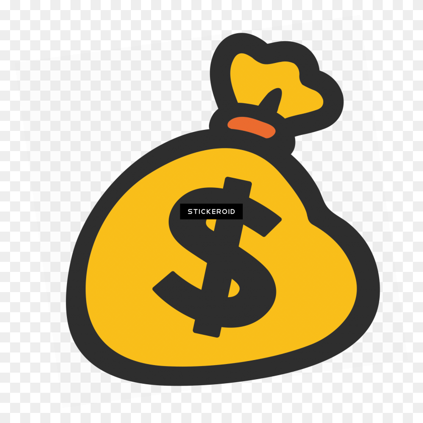 2257x2258 Emoji Bag Of Cash Moving Sack Of Money, Text, Symbol, Alphabet HD PNG Download
