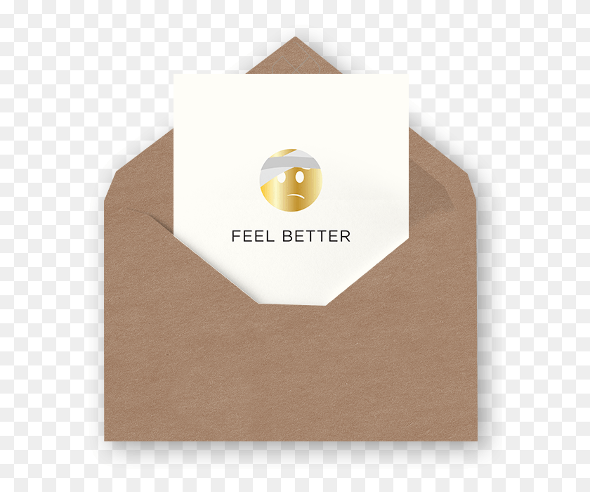 591x640 Emoji Bandage Feel Better Card Greeting Card, Envelope, Business Card, Paper HD PNG Download