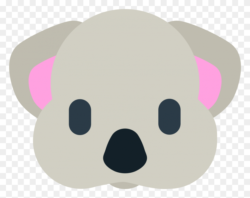 1979x1534 Emoji Bear Face On Mozilla Emoji De Koala, Подушка, Подушка, Трафарет Png Скачать