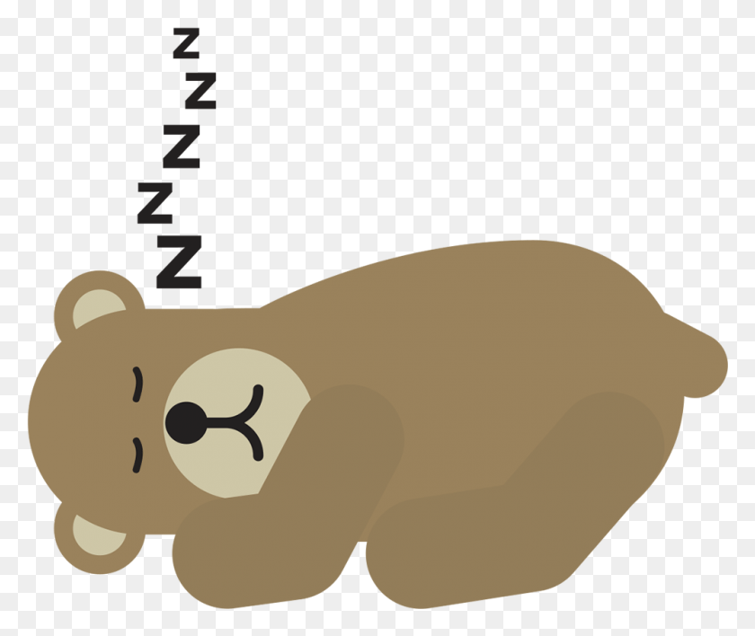 999x831 Медведь Эмодзи Спящий Медведь Картинки, Животное, Дикая Природа, Млекопитающее Hd Png Скачать