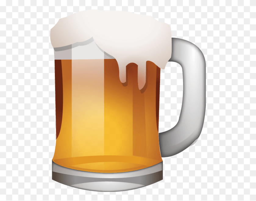 515x601 Emoji Beer, Alcohol, Beverage, Drink HD PNG Download