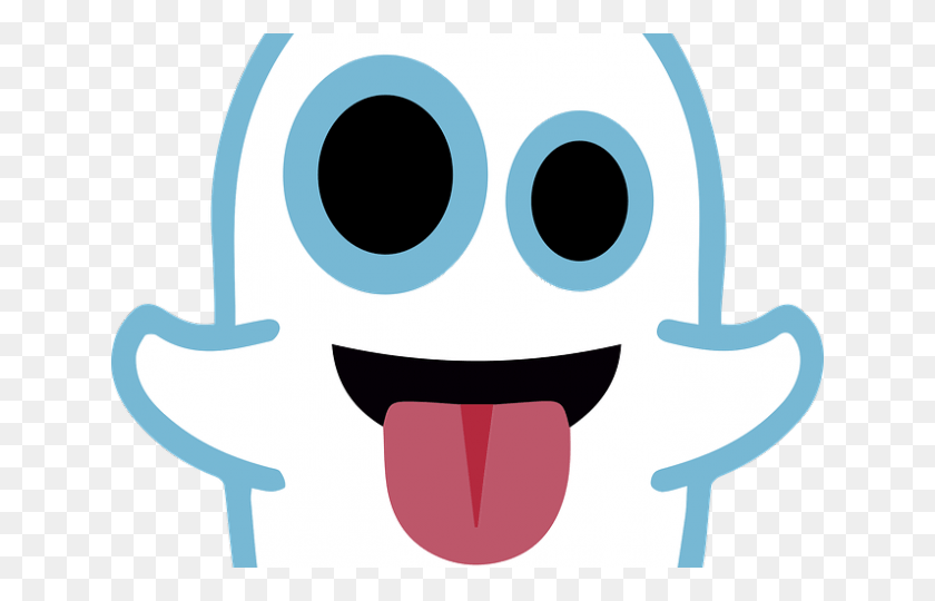 640x480 Emoji Clipart Ghost Emoji Ypsenls, Mouth, Lip, Tongue HD PNG Download