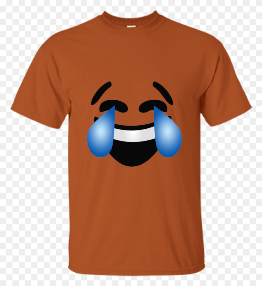 924x1017 Emoji Costume Laughing Tears Of Joy Emoji T Crayon Shirt, Clothing, Apparel, T-shirt HD PNG Download