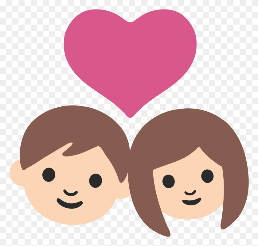 1978x1884 Emoji Пара База Данных Emoji, Сердце, Текст, Каракули Hd Png Скачать
