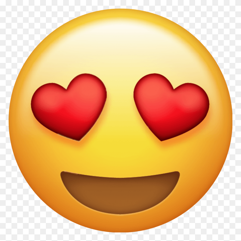 1016x1020 Descargar Png Emoji Emojisticker Emojiface Whatsapp Emojiwhatsapp Imagen De Emoji Enamorado, Heart, Food, Pac Man Hd Png