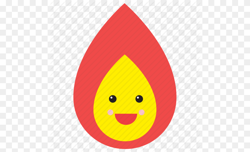 512x512 Emoji Emoticon Face Fire Flame Smiley Weather Icon, Disk Transparent PNG