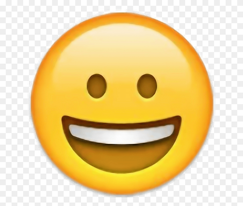 652x652 Emoji Emoticon Sonrisa Picsart Remix Whatsap Smiley Face Emoji, Ball, Plant, Fruit HD PNG Download