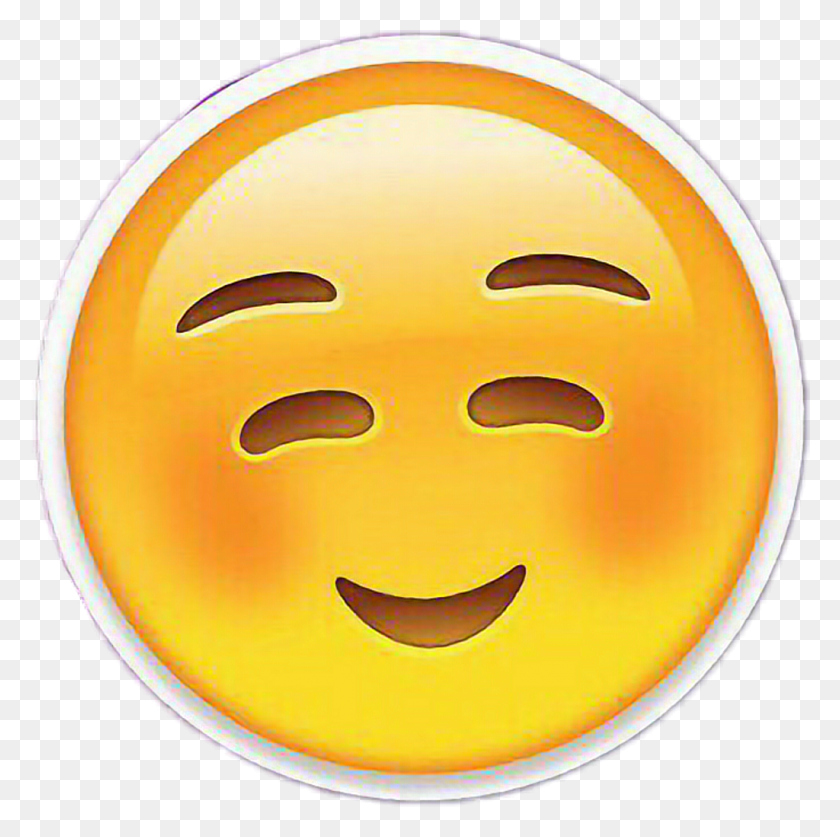 1024x1021 Descargar Png Emoji Emoticon Sticker Smiley Whatsapp Kissy Face Emoji, Huevo, Comida, Símbolo Hd Png