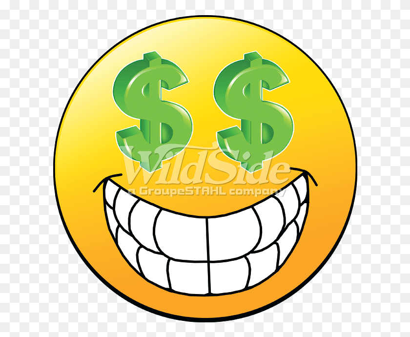 624x630 Emoji Eyes Money Emoji, Plant, Label, Text HD PNG Download