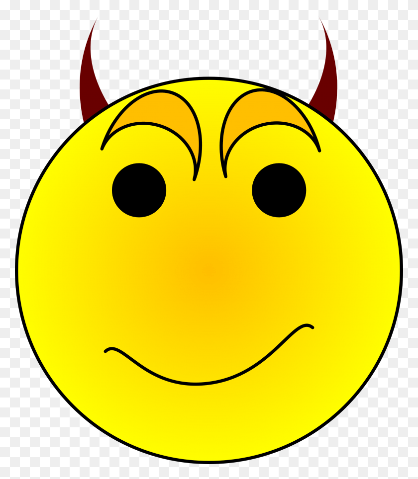 2760x3200 Emoji Face Clipart Smile Devil Smiley Face Clip Art, Angry Birds, Banana, Fruit HD PNG Download