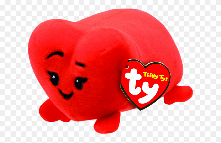 633x484 Descargar Png / Emoji Corazón Teeny Tys Heart, Juguete, Felpa Hd Png
