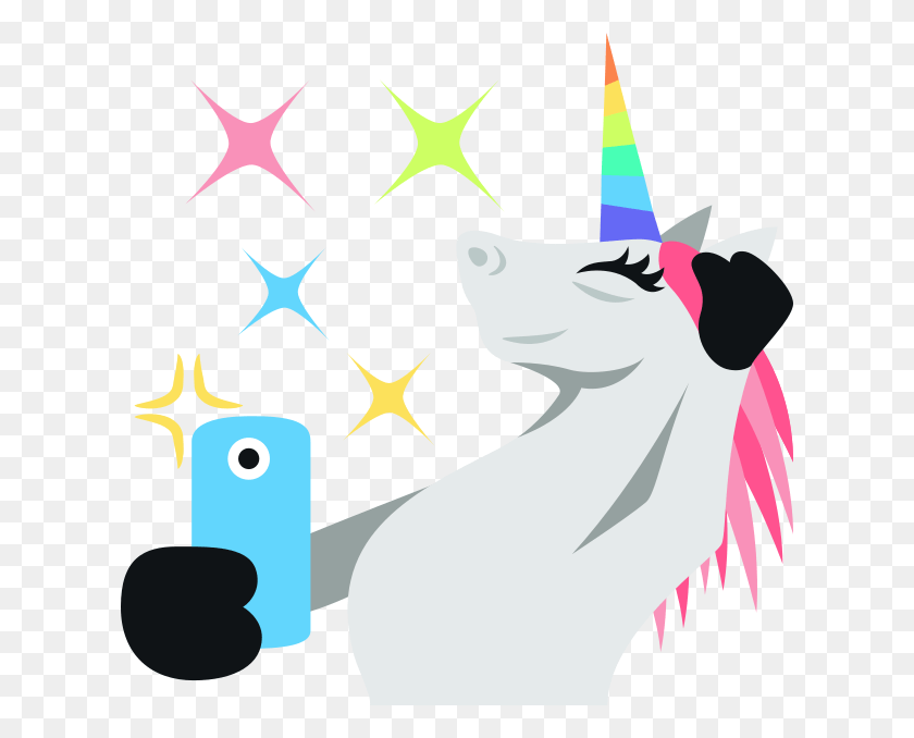 618x618 Emoji Inspired Stickers By Emojione Messages Sticker 6 Unicorn Emoji One, Одежда, Одежда, Шляпа Для Вечеринки Png Скачать