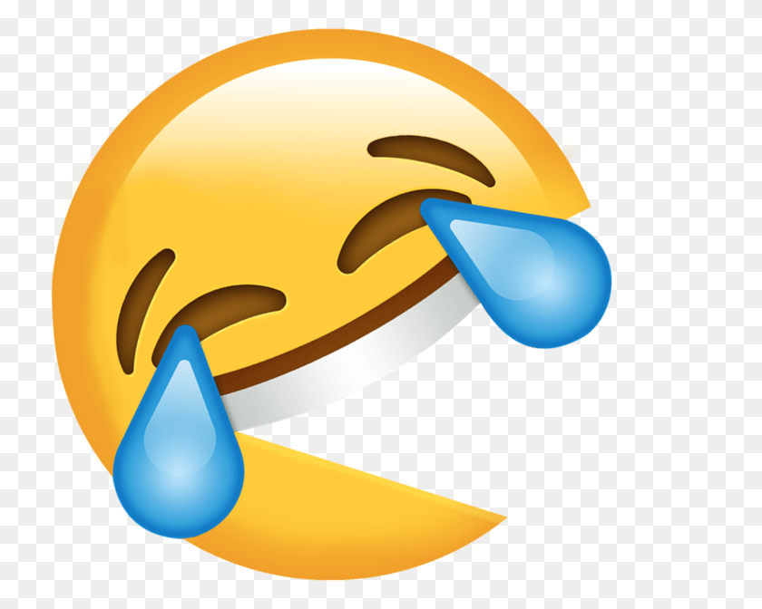 737x612 Emoji Laughing Pacman Emoji, Еда, Ложка, Столовые Приборы Png Скачать