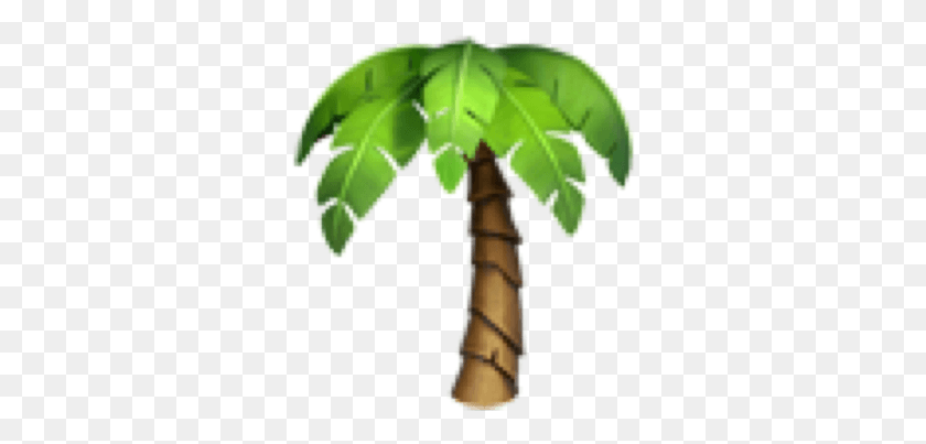 312x343 Emoji Palmtree Palm Beach Tree Emojis Freetoedit Palm Tree Emoji, Plant, Arecaceae, Leaf HD PNG Download