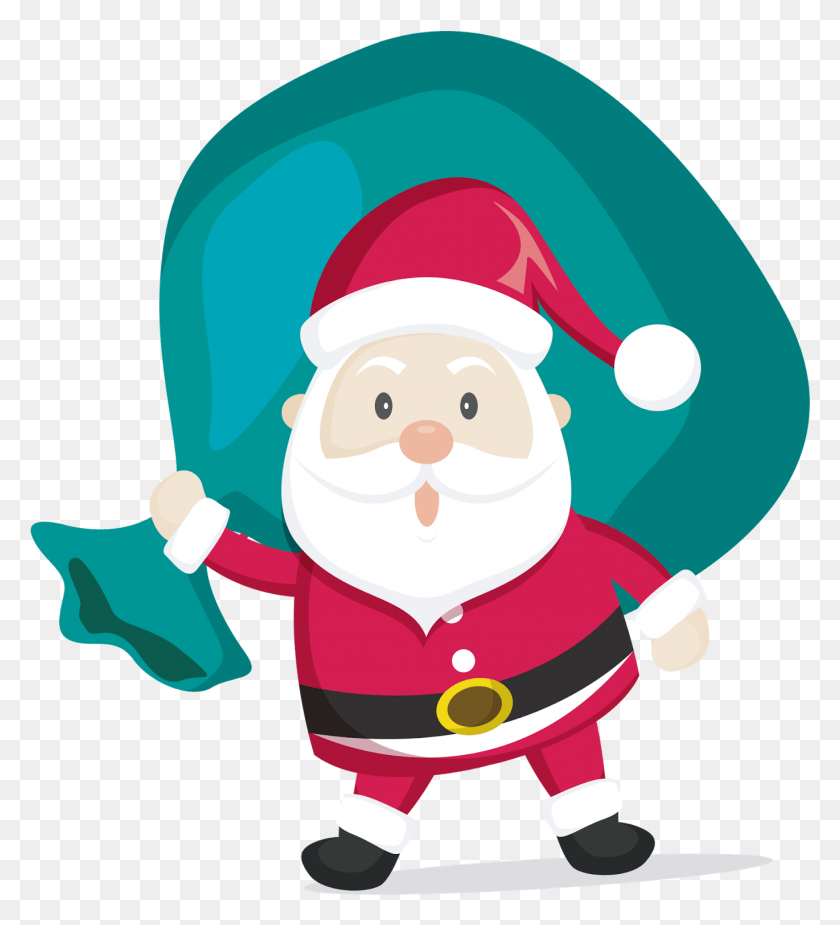 1370x1520 Descargar Png Emoji Papai Noel Día De Navidad, Elf, Muñeco De Nieve, Invierno Hd Png