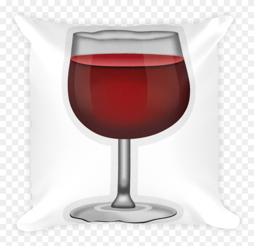 913x882 Emoji Pillow Wine Glass Just Emoji Emoji Wine Glass Snifter, Glass, Lamp, Goblet HD PNG Download