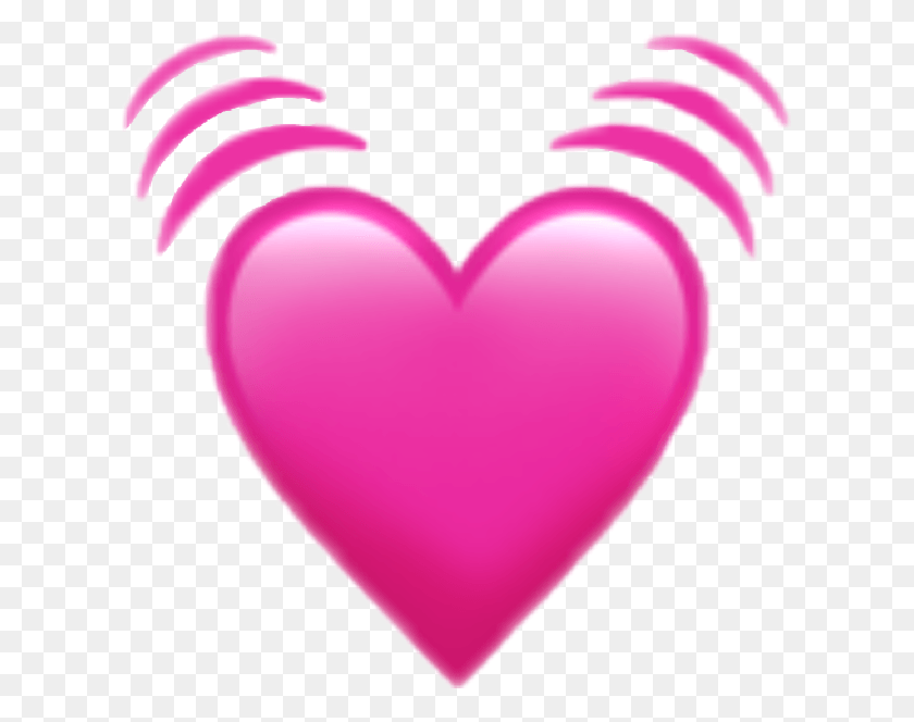 615x604 Emoji Pink Heart Emoji, Воздушный Шар, Мяч, Сердце Hd Png Скачать