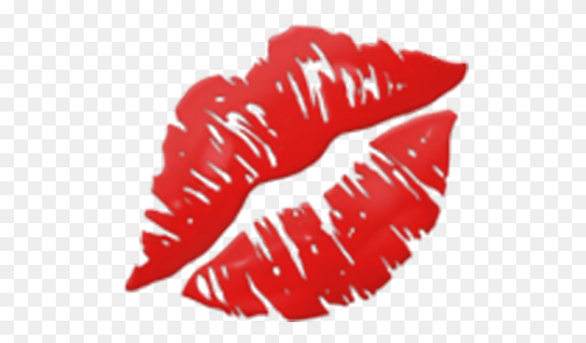 504x432 Emoji Pngtumblr Pngs Love Cute Kiss Lips Emoji, Person, Human, Mouth HD PNG Download