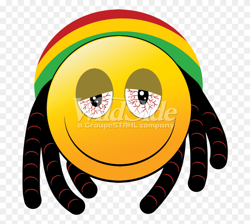 692x692 Emoji Rasta Man High Emoji, Graphics, Plant HD PNG Download