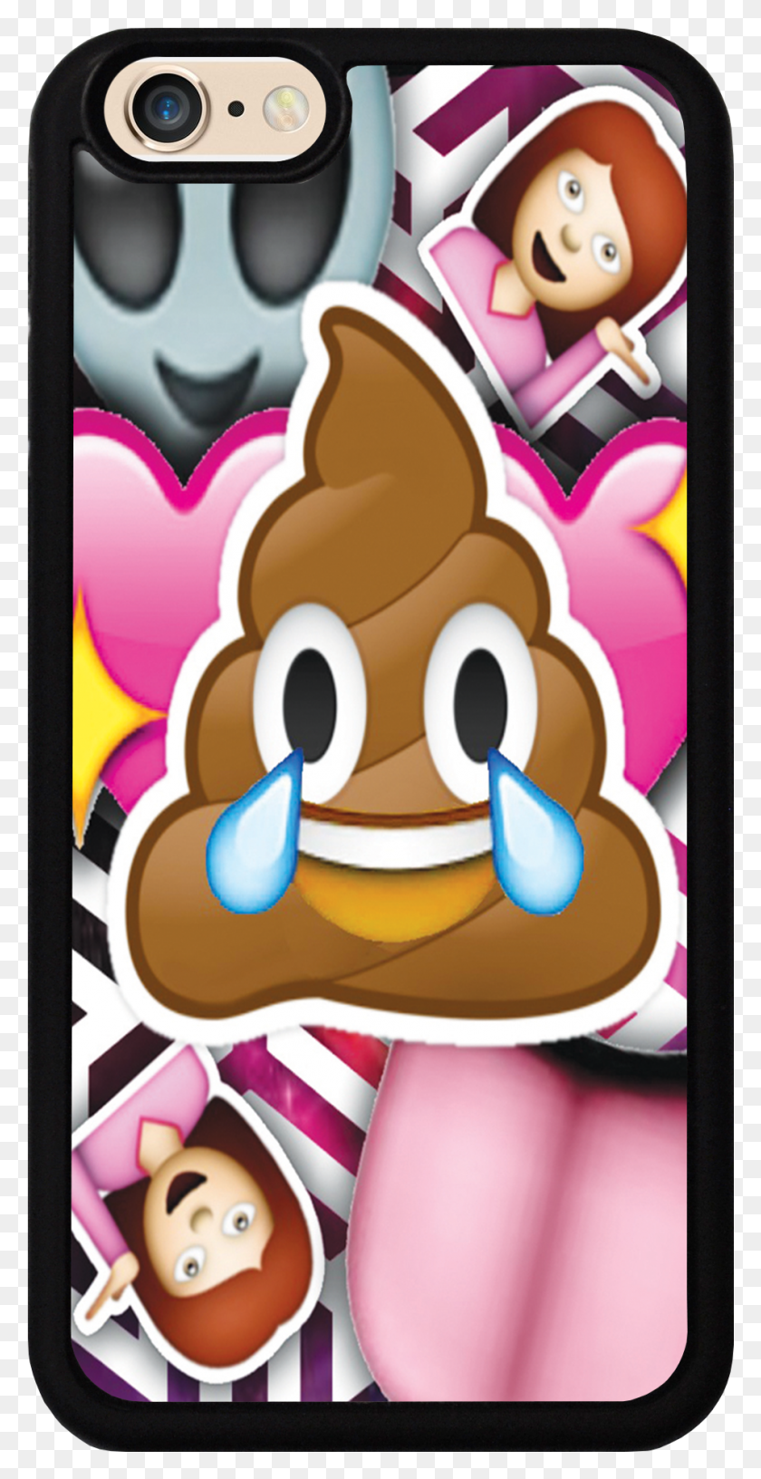 949x1913 Emoji Shit Case Cartoon, Label, Text, Electronics HD PNG Download