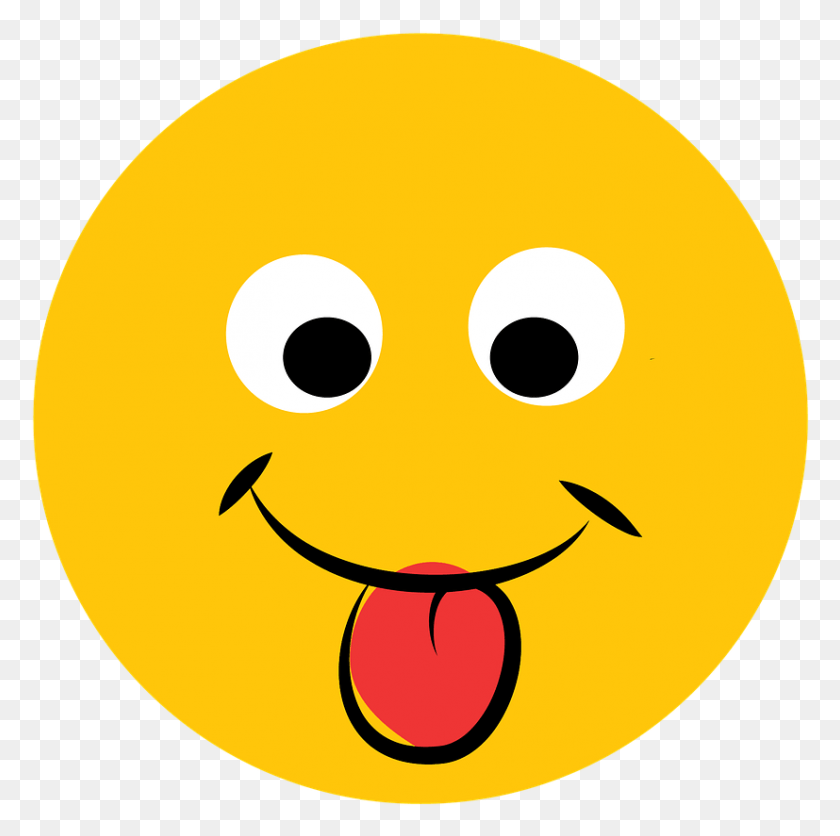827x823 Descargar Png Emoji Sonrisa Cara Emoji Senyum, Pac Man, Panda Gigante, Oso Hd Png