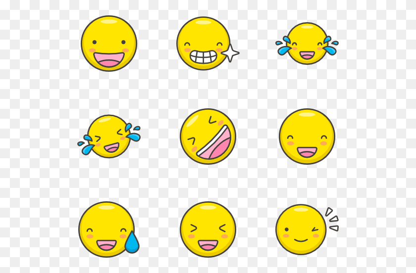 529x492 Emoji Smiley, Pac Man HD PNG Download