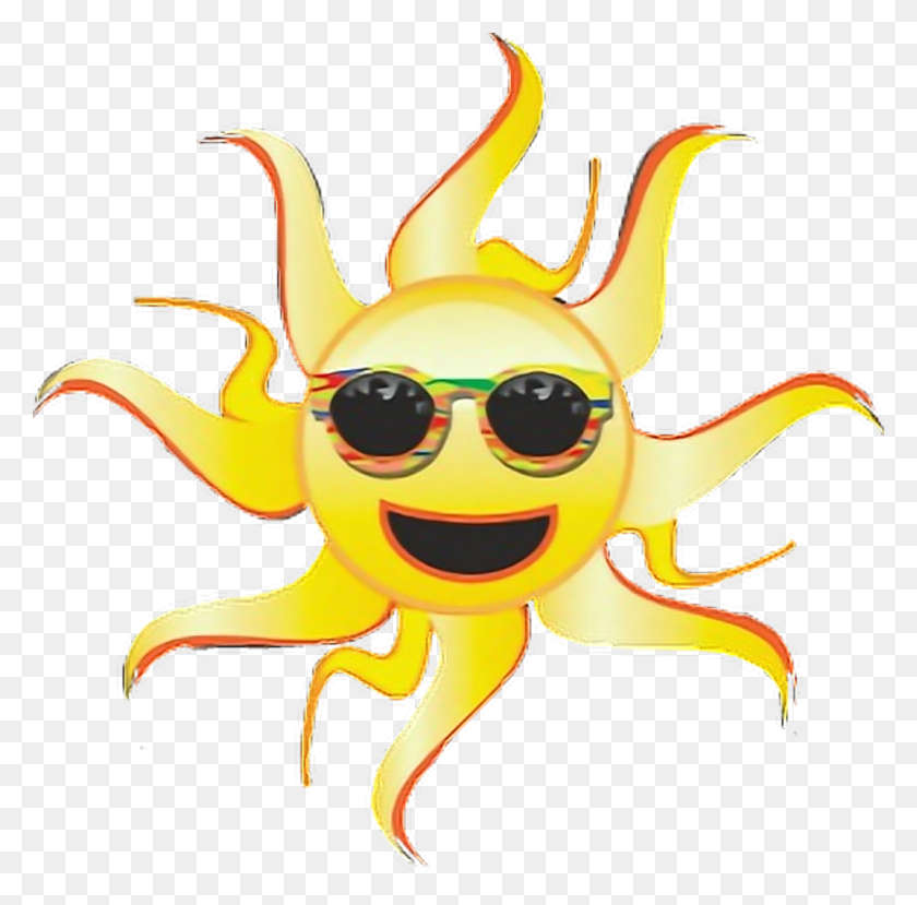 1024x1010 Emoji Наклейка, Солнцезащитные Очки, Аксессуары, Аксессуар Hd Png Скачать