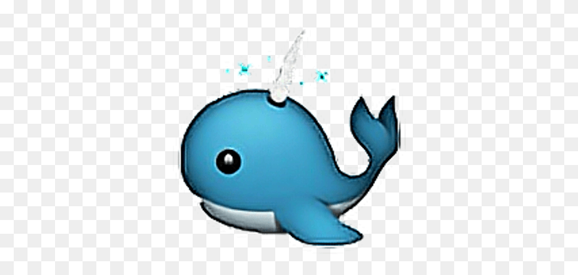 342x340 Emoji Sticker, Animal, Sea Life, Mammal HD PNG Download