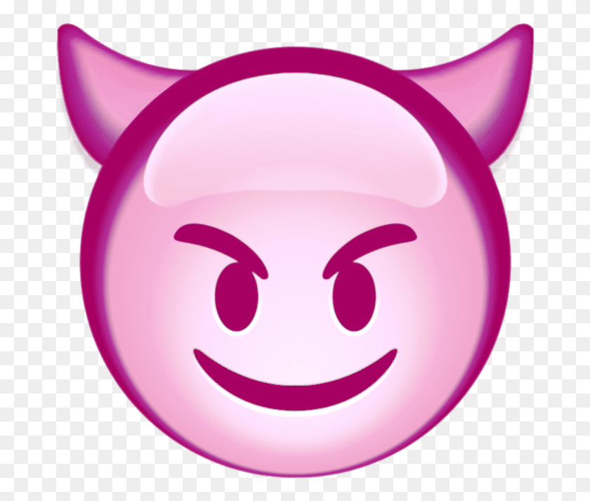684x653 Emoji Sticker Devil Emoji, Piggy Bank HD PNG Download