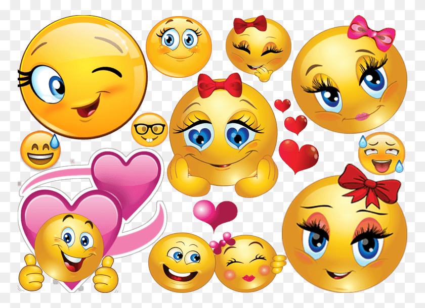 770x550 Descargar Png Emoji Símbolos Emoticonos Para Facebook Twitter Instagram Emoji Copiar Pegar, Juguete, Angry Birds, Pac Man Hd Png