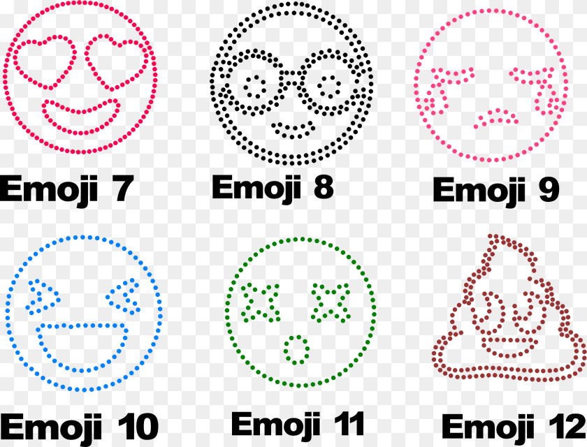 Emoji Template 7 12 Circle PNG