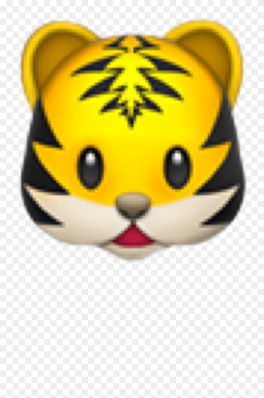 1024x1587 Emoji Тигр Дикая Природа Животное Кошка Копф Лицо Тигр Emoji Apple, Парад, Pac Man, Выглядывает Hd Png Скачать