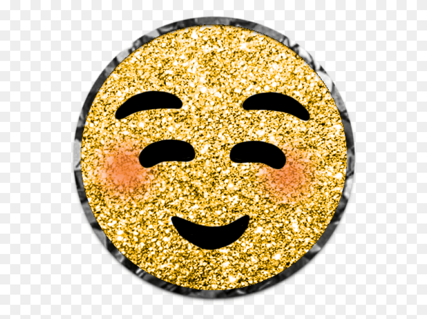 568x568 Emoji Transparent Emoji Smiley Gold, Lamp, Symbol, Label HD PNG Download