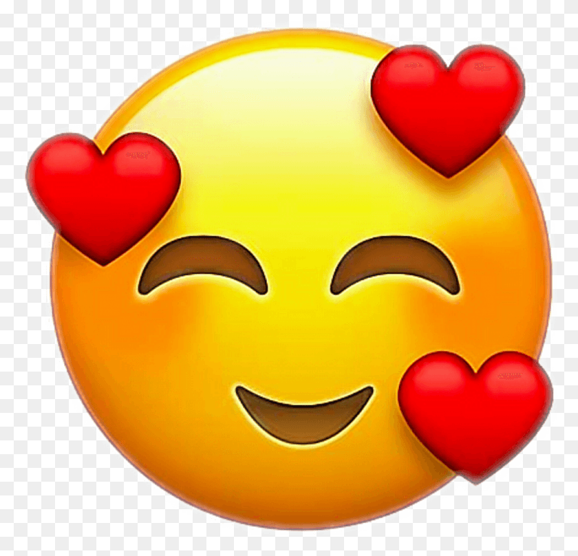 1024x982 Emoji Transparent Tumblr Love Emoji, Heart, Mask, Pac Man HD PNG Download