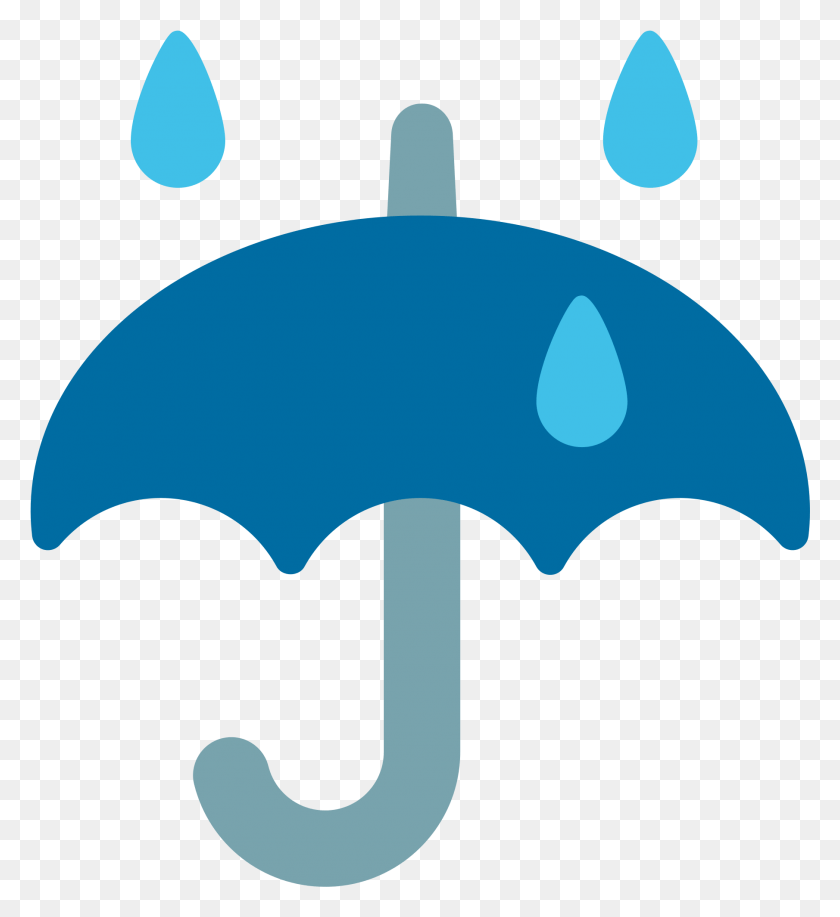 1810x1991 Emoji Umbrella Rain Umbrella Clipart Transparent, Text, Label, Canopy HD PNG Download
