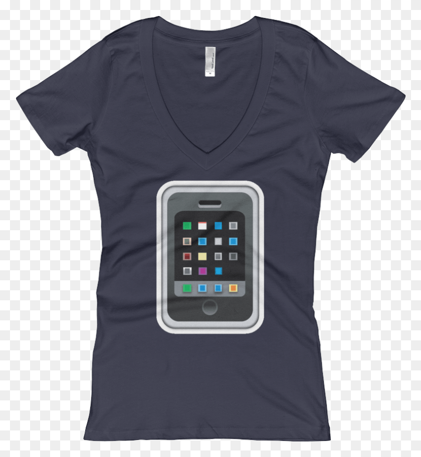 791x866 Emoji V Neck Shirt, Clothing, Apparel, Mobile Phone Descargar Hd Png
