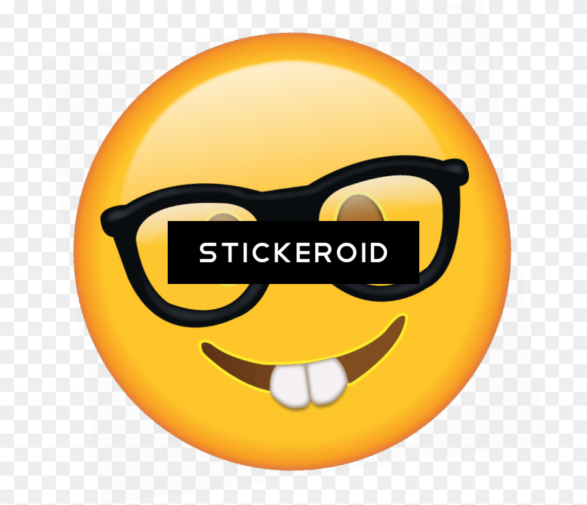 721x722 Emoji With 2 Teeth Meme Emoticon Nerd, Accessories, Glasses, Goggles, Nature Transparent PNG