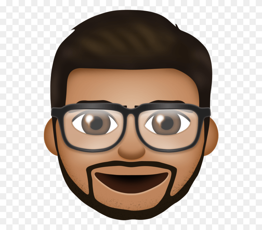 562x678 Emoji With Beard And Glasses, Accessories, Accessory, Face HD PNG Download