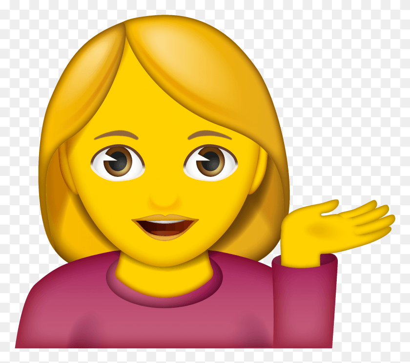 2215x1942 Emoji Woman Tipping Hand, Toy, Doll, Figurine HD PNG Download
