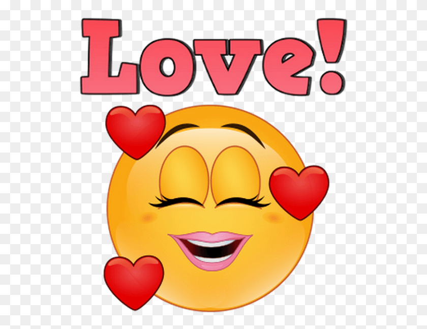 533x587 Emoji World Love Smiley, Еда, Сердце, Pac Man Hd Png Скачать