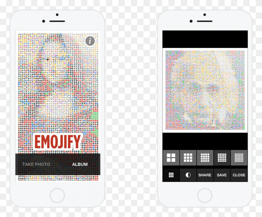1003x817 Emojify Is A Self Published Iphone App Which Turns Iphone, Mobile Phone, Phone, Electronics HD PNG Download