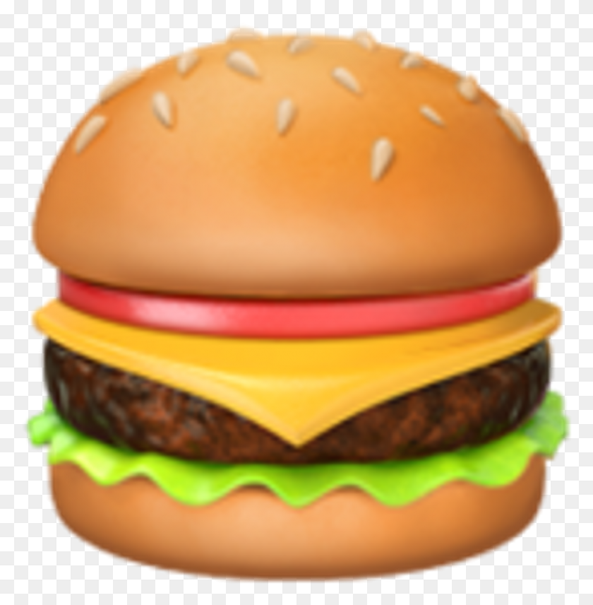 968x989 Emojis Burger Hamburger Emoji Apple, Еда, Торт Ко Дню Рождения, Торт Png Скачать